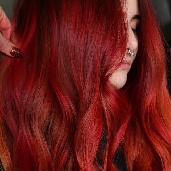 Deep Bright Red With Darker Undertones Deep Bright Red With Darker Undertones — Classy Bright Red Hair