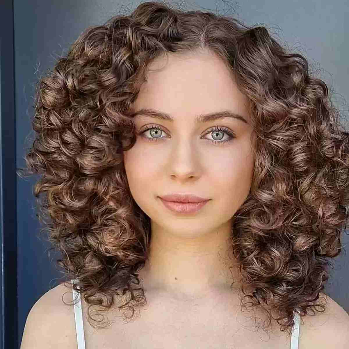 Shoulder Length Medium Brown Curly Bob Shoulder Length Medium Brown Curly Bob — Classy Brown Curly Hair