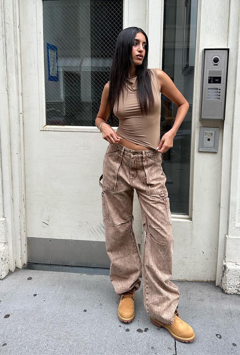 Acid Wash Cargo Pants Acid Wash Cargo Pants — Classy Casual Concert Outfit