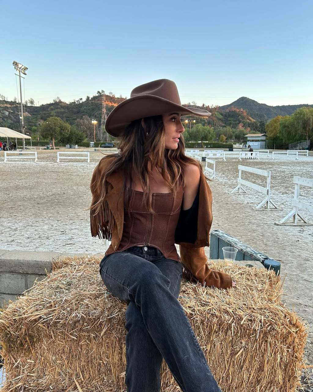 Suede Fringe Jacket and Corset Top Suede Fringe Jacket and Corset Top — Classy Casual Concert Outfit