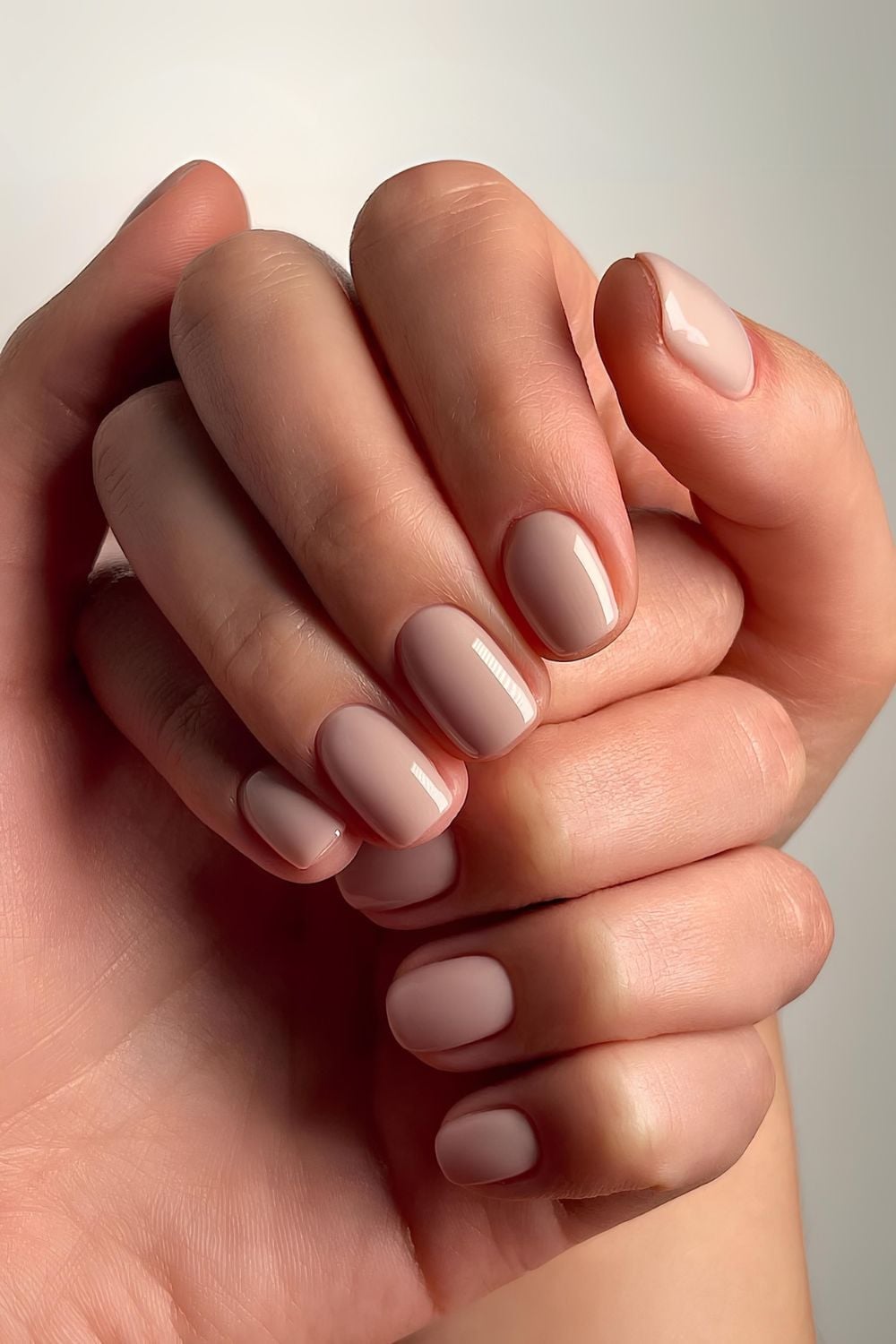 Short Square Neutral Beige-Pink Matte Nails Short Square Neutral Beige-Pink Matte Nails — Classy Clean Girl Nails
