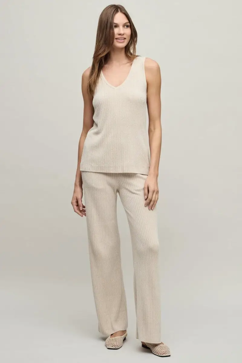 Beige Knit Loungewear Set for Relaxed Elegance Beige Knit Loungewear Set for Relaxed Elegance — Classy Comfy Outfits