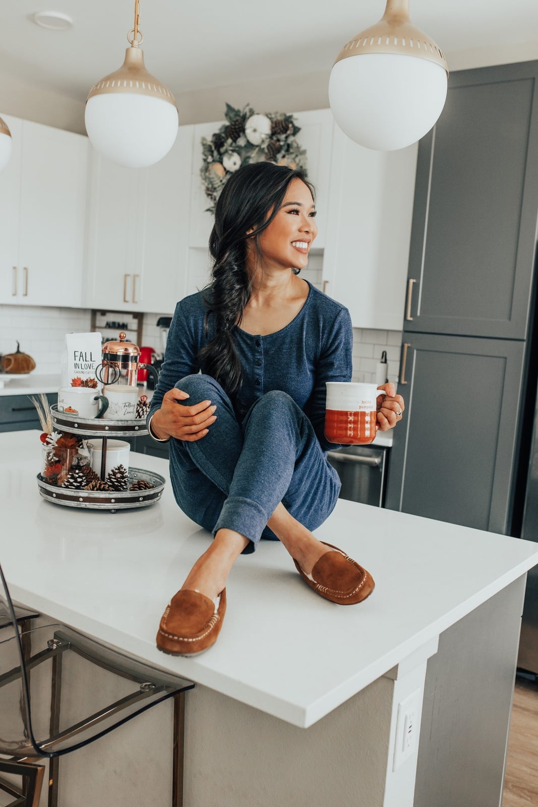 Navy Blue Loungewear Set for Ultimate Comfort at Home Navy Blue Loungewear Set for Ultimate Comfort at Home — Classy Comfy Outfits