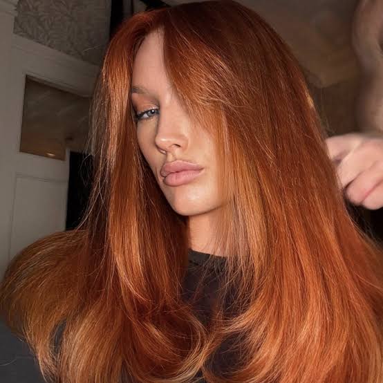 Deep Copper Mid-Back With Auburn Tones — Classy Copper Hair Color