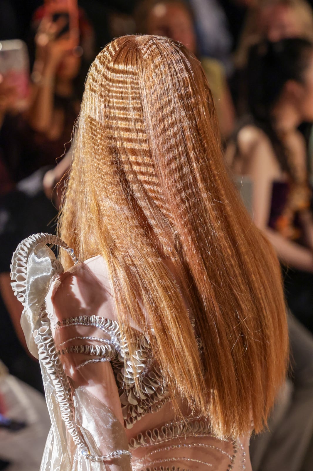 Reddish-Brown Intricate Root Crimp Reddish-Brown Intricate Root Crimp — Classy Crimped Hair