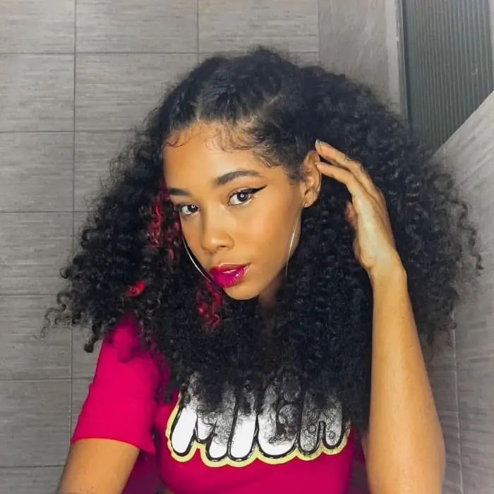 Collarbone Layered Cut With Defined Curls Collarbone Layered Cut With Defined Curls — Classy Curly Hairstyles for Black Women