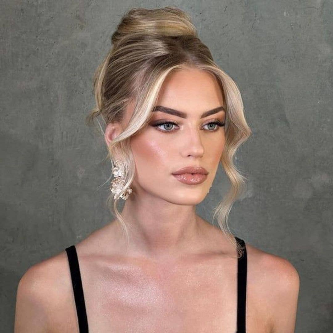 Ash Blonde Sleek High Bun With Face-Framing Pieces — Classy Dance Hairstyles