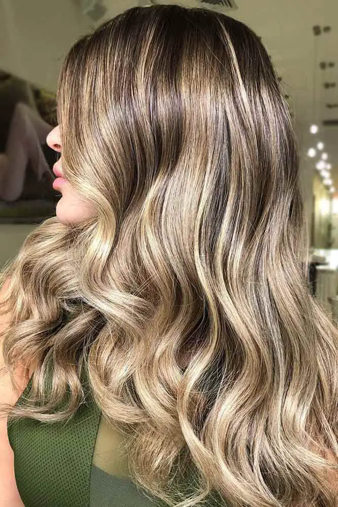 Mid-Back Blowout With Dirty Blonde Balayage Mid-Back Blowout With Dirty Blonde Balayage — Classy Dirty Hair Hairstyles