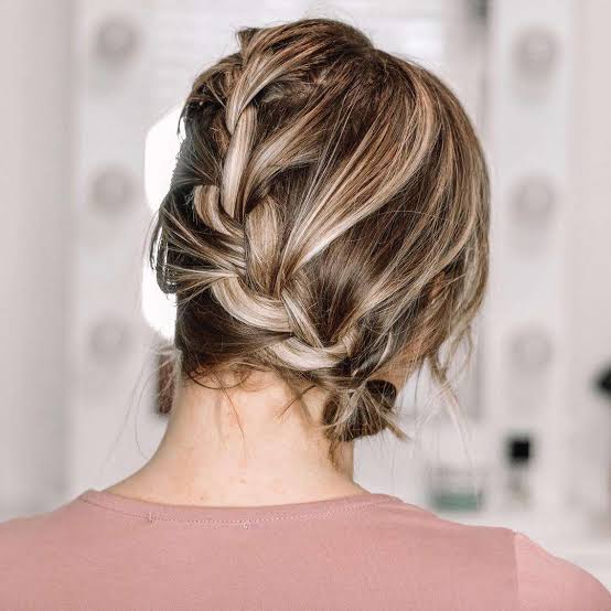 Thick Textured Braid With Dark Roots Thick Textured Braid With Dark Roots — Classy Dirty Hair Hairstyles