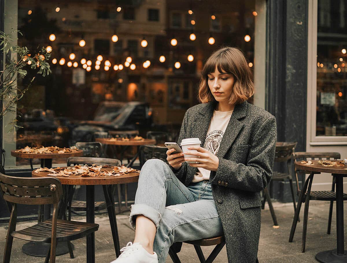 Oversized Blazer With Cuffed Jeans — Classy Downtown Girl Outfits