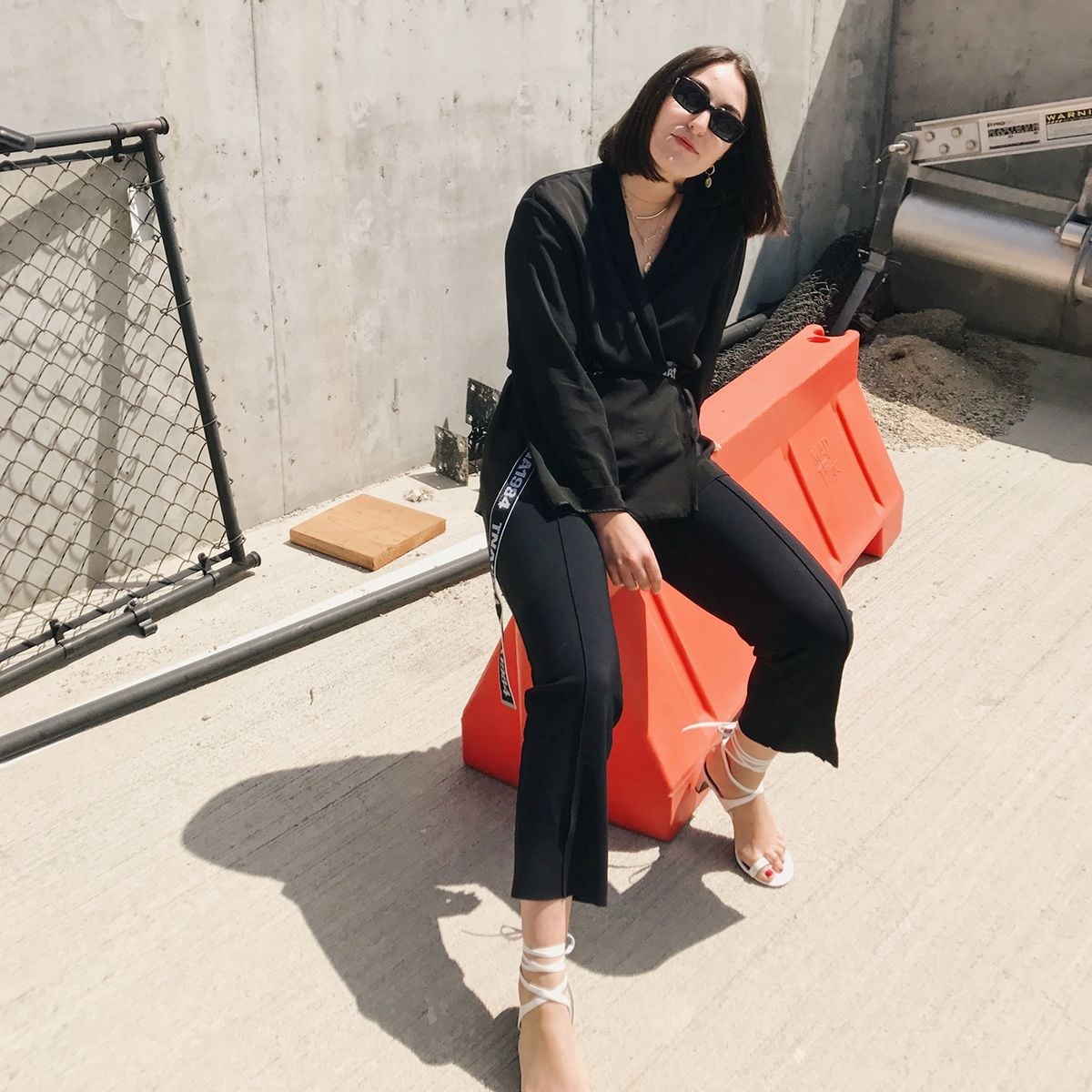 Black Blazer with White Sandals Black Blazer with White Sandals — Classy Edgy Outfits
