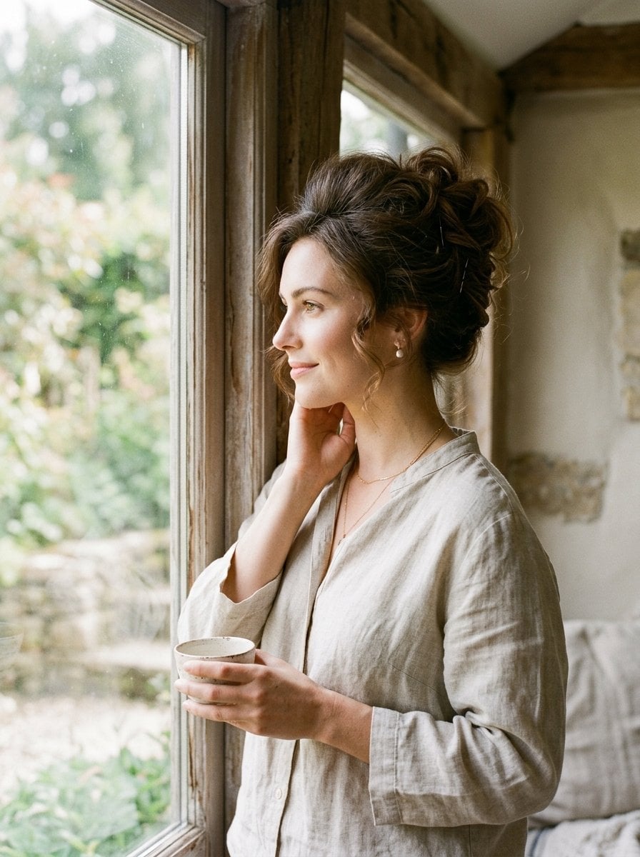 Thick Wavy Hair Voluminous Updo — Classy Everyday Hairstyles