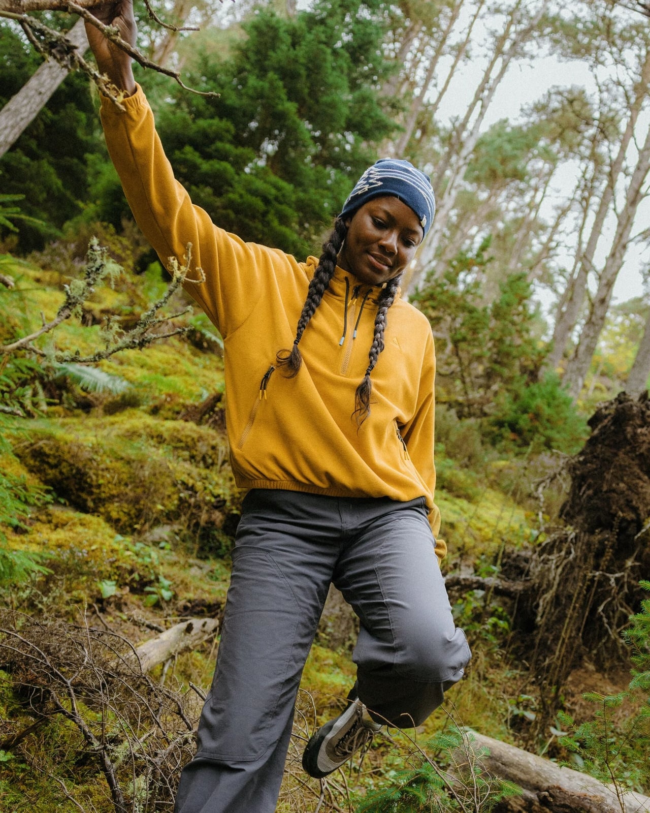 Yellow Oversized Fleece Hoodie for Outdoors Yellow Oversized Fleece Hoodie for Outdoors — Classy Fleece Outfits