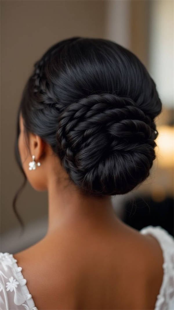 Braided Updo With Intricate Detail — Classy Formal Updos