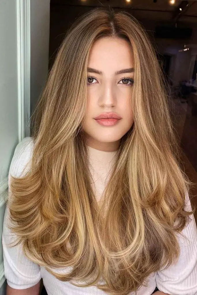 Long Honey Blonde With Voluminous Blowout — Classy Hair Care Routine
