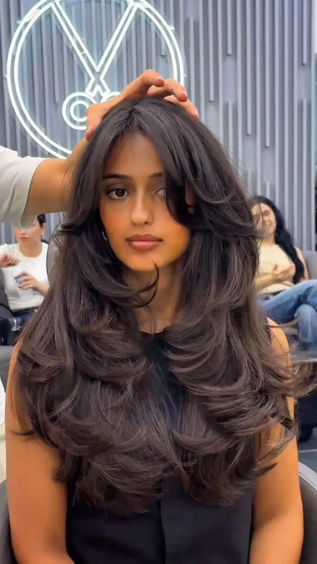 Mid-Back Long Layers With Face-Framing — Classy Hair Care Routine