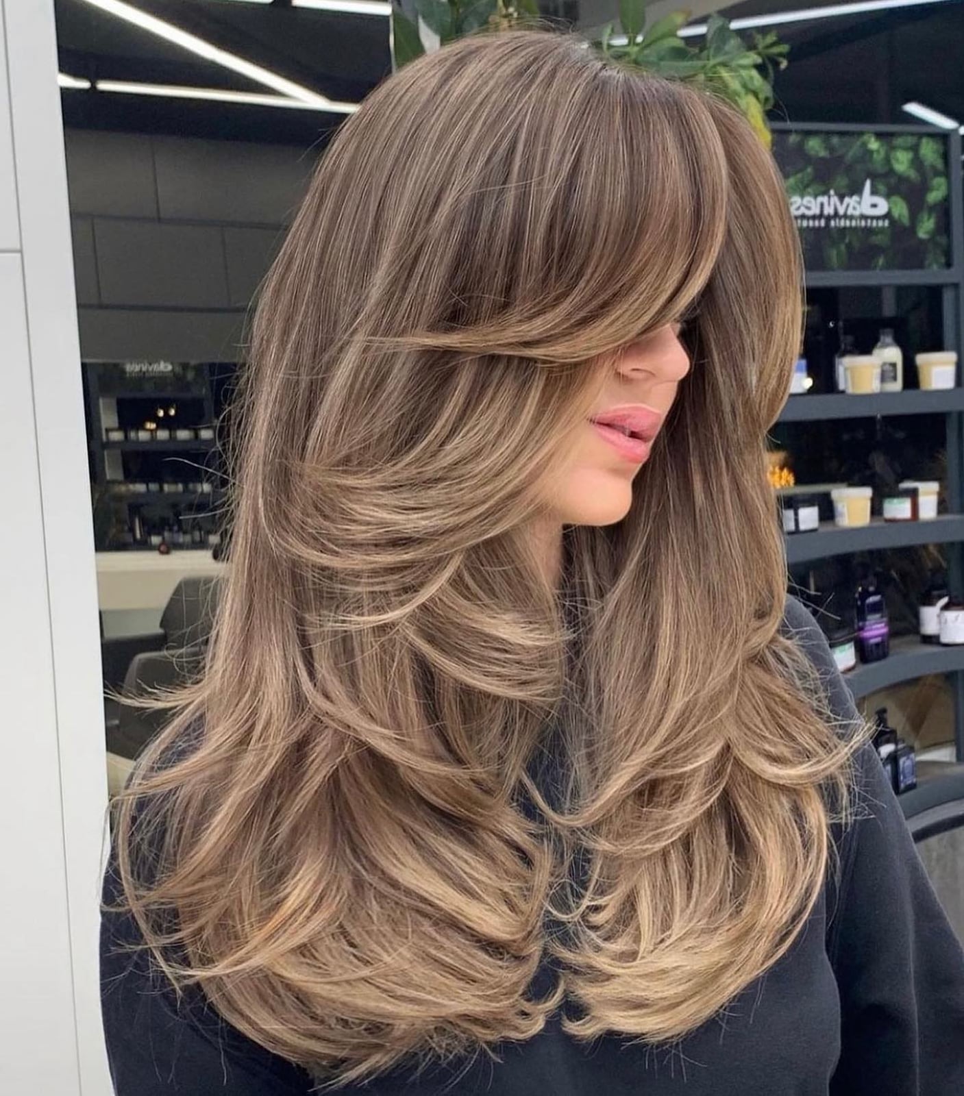 Mid-Back Wavy Hair With Defined Layers — Classy Hair Care Routine