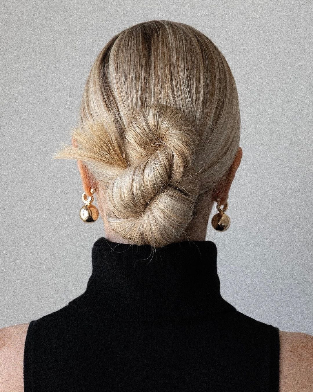 Ash Blonde Collarbone Low Bun Ash Blonde Collarbone Low Bun — Classy Hairstyles to Do