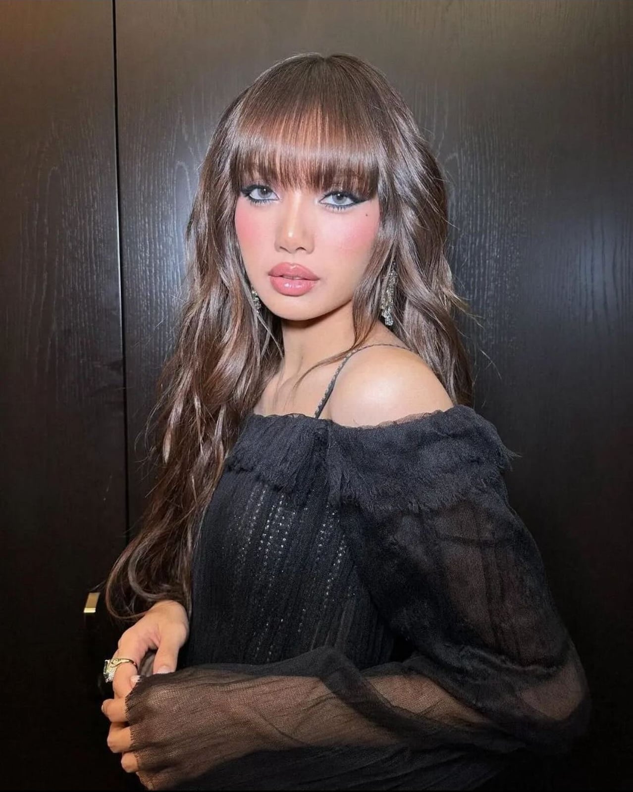 Mid-Back Ash Brown Lighter Subtle Highlights — Classy Highlights Brown Hair