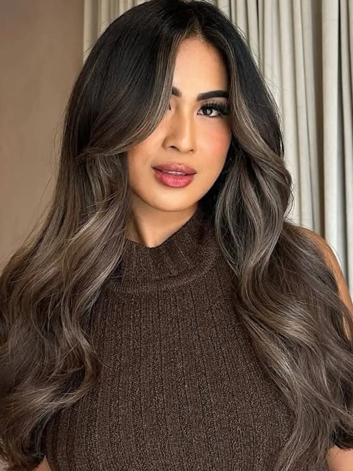 Ash Brown Lighter Finely Woven Highlights — Classy Highlights Brown Hair