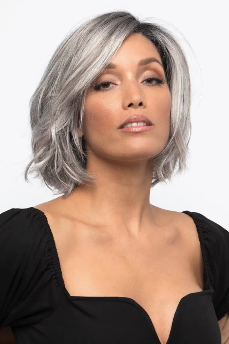 Chin Length Bob Ash Blonde Highlights Chin Length Bob Ash Blonde Highlights — Classy Highlights Wig