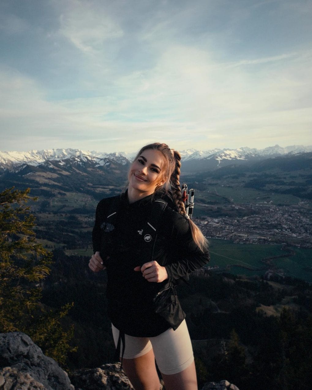 Fishtail Braid Into Ponytail Fishtail Braid Into Ponytail — Classy Hiking Hairstyles