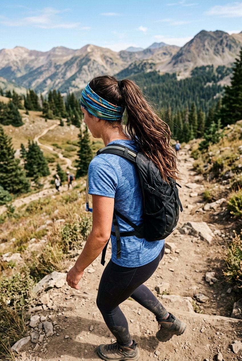 High Ponytail With Headband High Ponytail With Headband — Classy Hiking Hairstyles