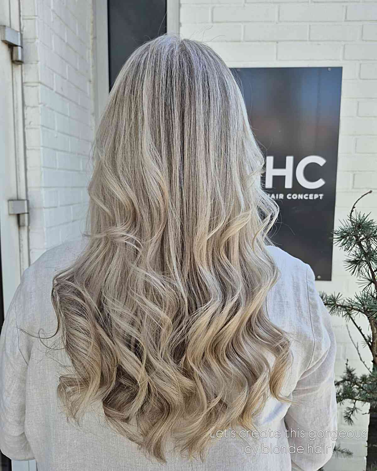 Mid-Back Icy Blonde with Dimensional Highlights Mid-Back Icy Blonde with Dimensional Highlights — Classy Icy Blonde Hair