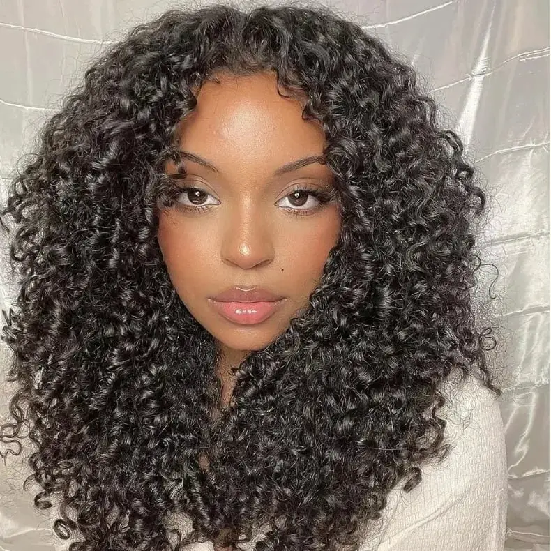 Dark Brown Collarbone Cut With Curtain Bangs — Classy Kinky Hair