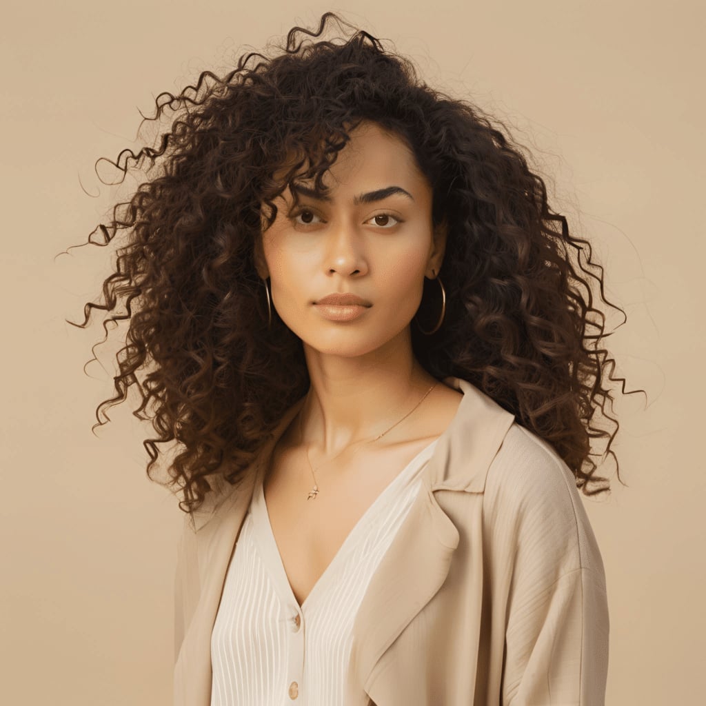 Dark Brown Coily Hair With Long Layers — Classy Kinky Hair