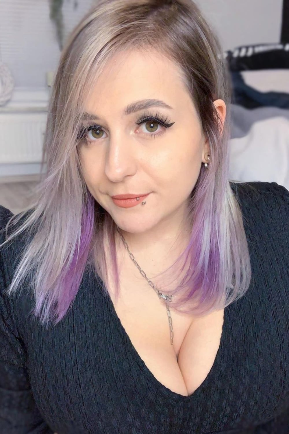Purple Highlights Trend Purple Highlights Trend — Classy Lavender Hair