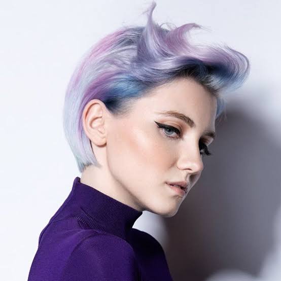 Short Layered Bob Vibrant Multi-Tone Lavender Short Layered Bob Vibrant Multi-Tone Lavender — Classy Lavender Hair