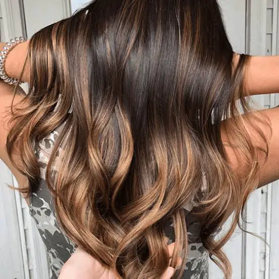 Dark Brown With Caramel and Light Brown Balayage — Classy Light Brown Balayage