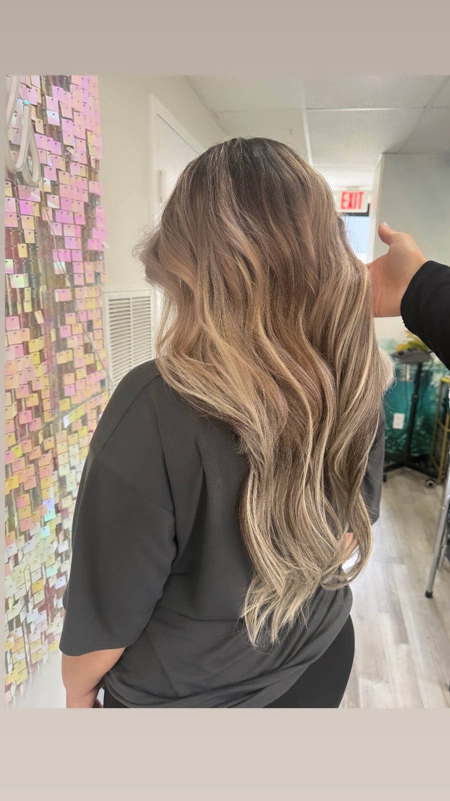 Mid-Back Light Brown Balayage With Loose Waves, Wavy — Classy Light Brown Balayage
