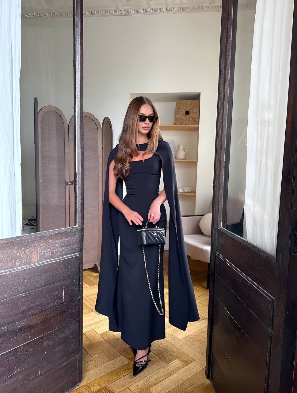 Chic Black Maxi Dress for Evening Events Chic Black Maxi Dress for Evening Events — Classy Maxi Dresses Outfit
