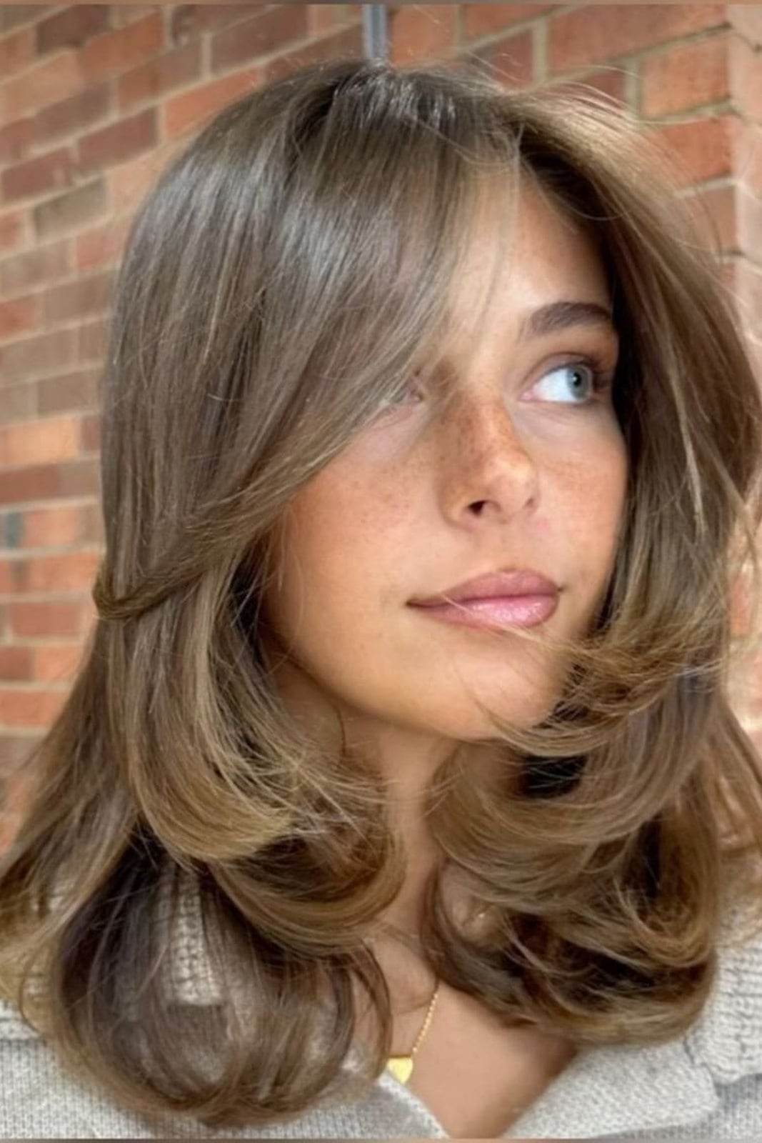 Dark Brown Collarbone Length With Subtle Layers, Office-Safe Version Dark Brown Collarbone Length With Subtle Layers, Office-Safe Version — Classy Medium Length Hair