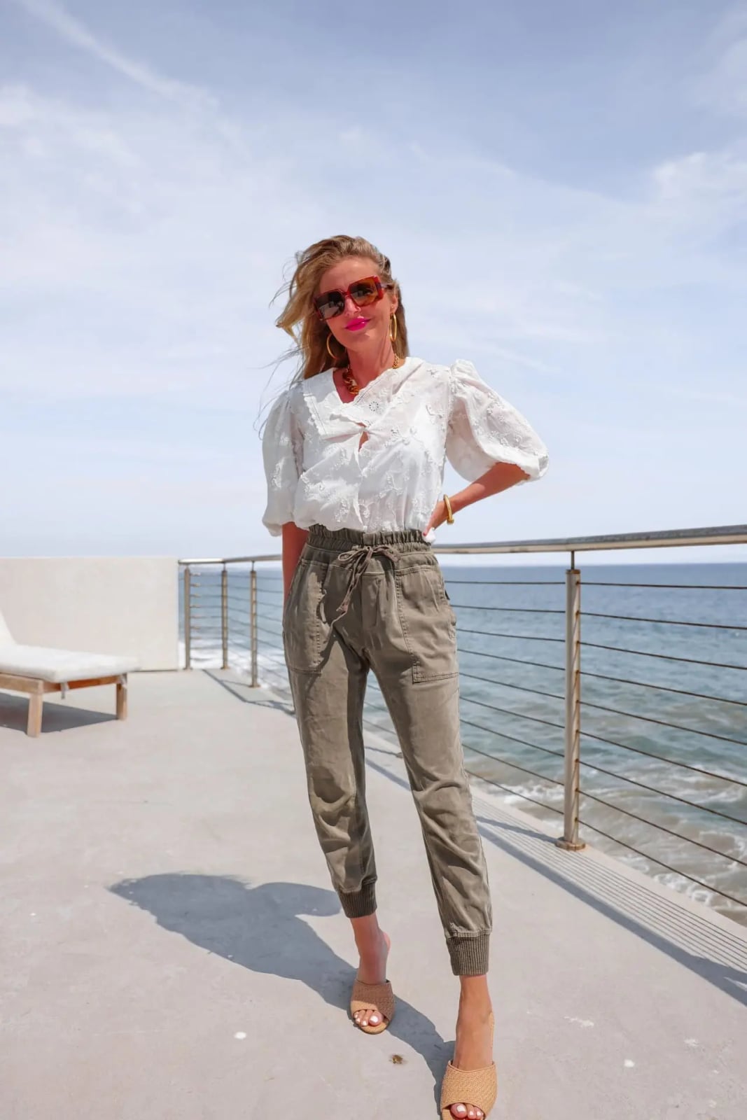 Olive Green Utility Pants Add a Trendy Touch — Classy Mom Outfits