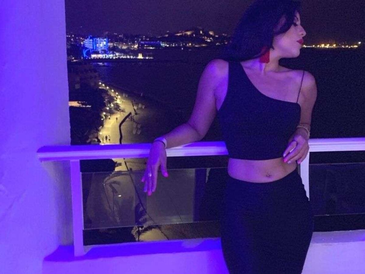 Black One-Shoulder Crop Top With Fitted Skirt Black One-Shoulder Crop Top With Fitted Skirt — Classy Night Club Outfit