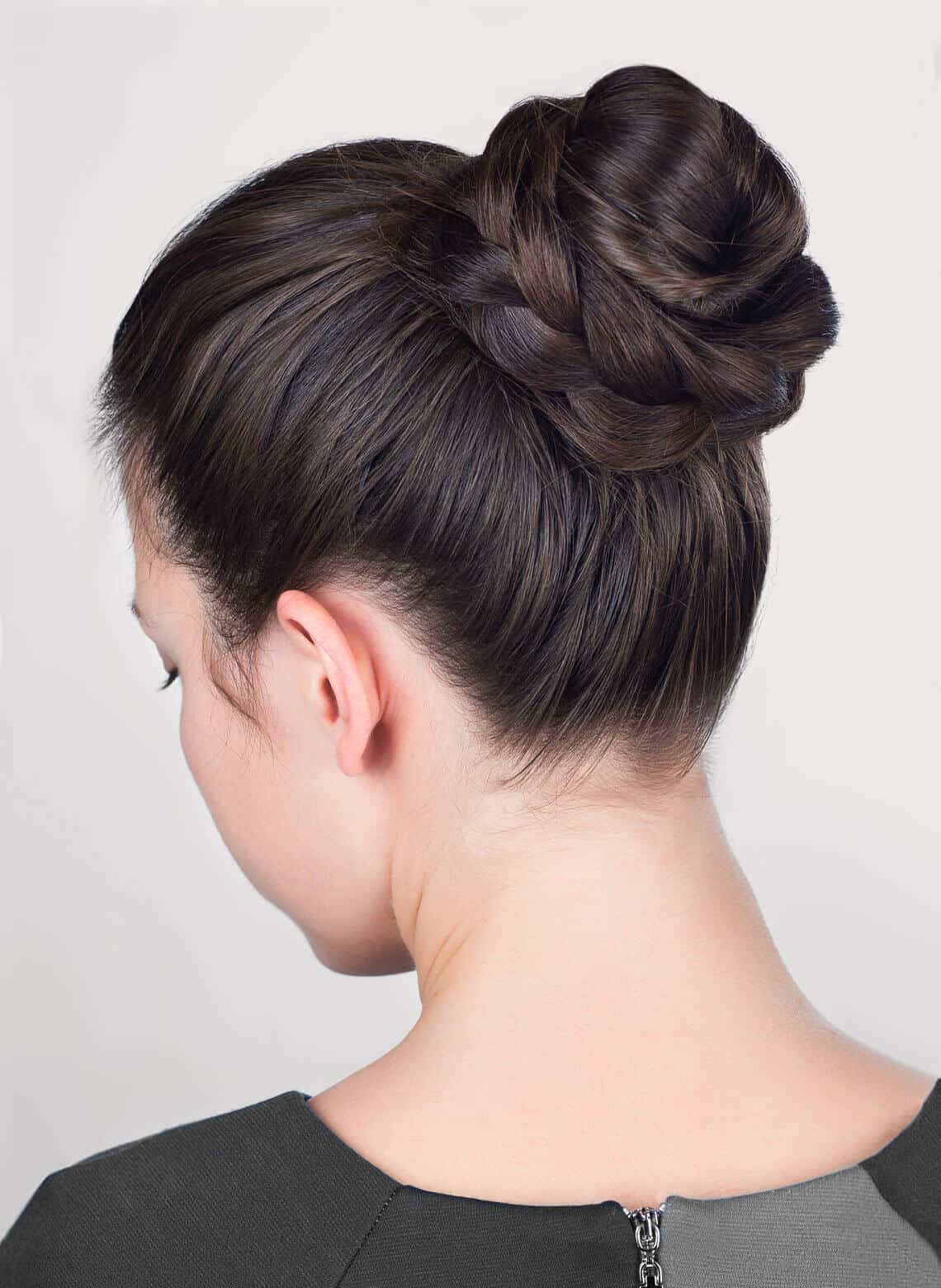 Intricate Low Bun Back View Intricate Low Bun Back View — Classy Office Hairstyles