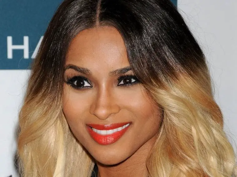 Front View Dark Brown To Blonde Ombre Waves — Classy Ombre Hair
