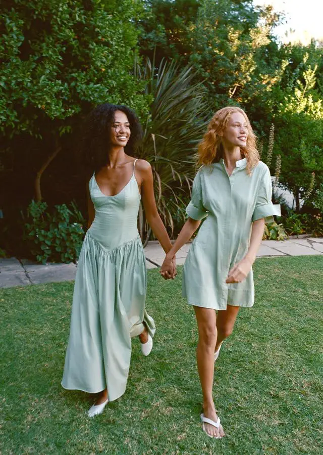 Light Green Slip Dress for Garden Party Light Green Slip Dress for Garden Party — Classy Outdoor Outfit