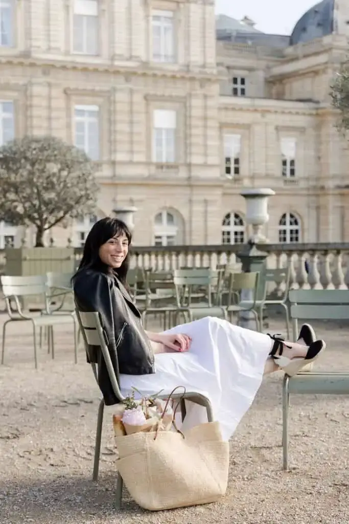White Maxi Dress with Black Leather Jacket White Maxi Dress with Black Leather Jacket — Classy Paris Outfits