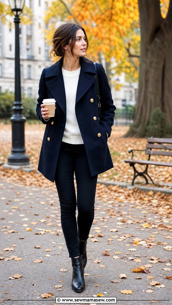 Outfit Peacoat Top Skirt Ladies Summer Coat Design 20 Summer Outfits With Pea Coat For Cool-