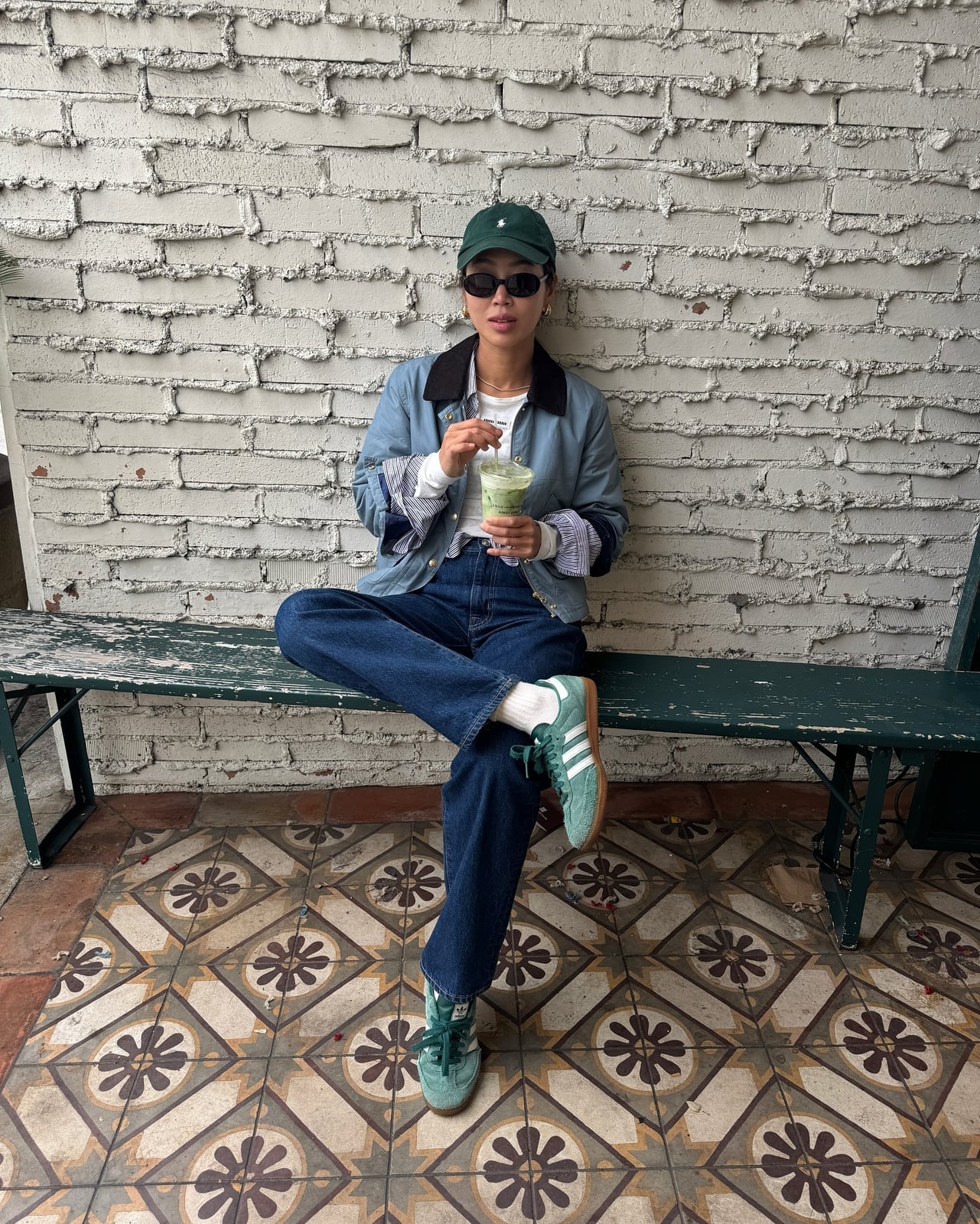 Denim Jacket With Striped Shirt And Jeans Denim Jacket With Striped Shirt And Jeans — Classy Ralph Lauren Outfits