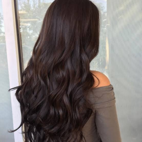 Mid-Back Dark Brown With Lighter Highlights, Creating A Glossy Mid-Back Dark Brown With Lighter Highlights, Creating A Glossy — Classy Rich Brunette