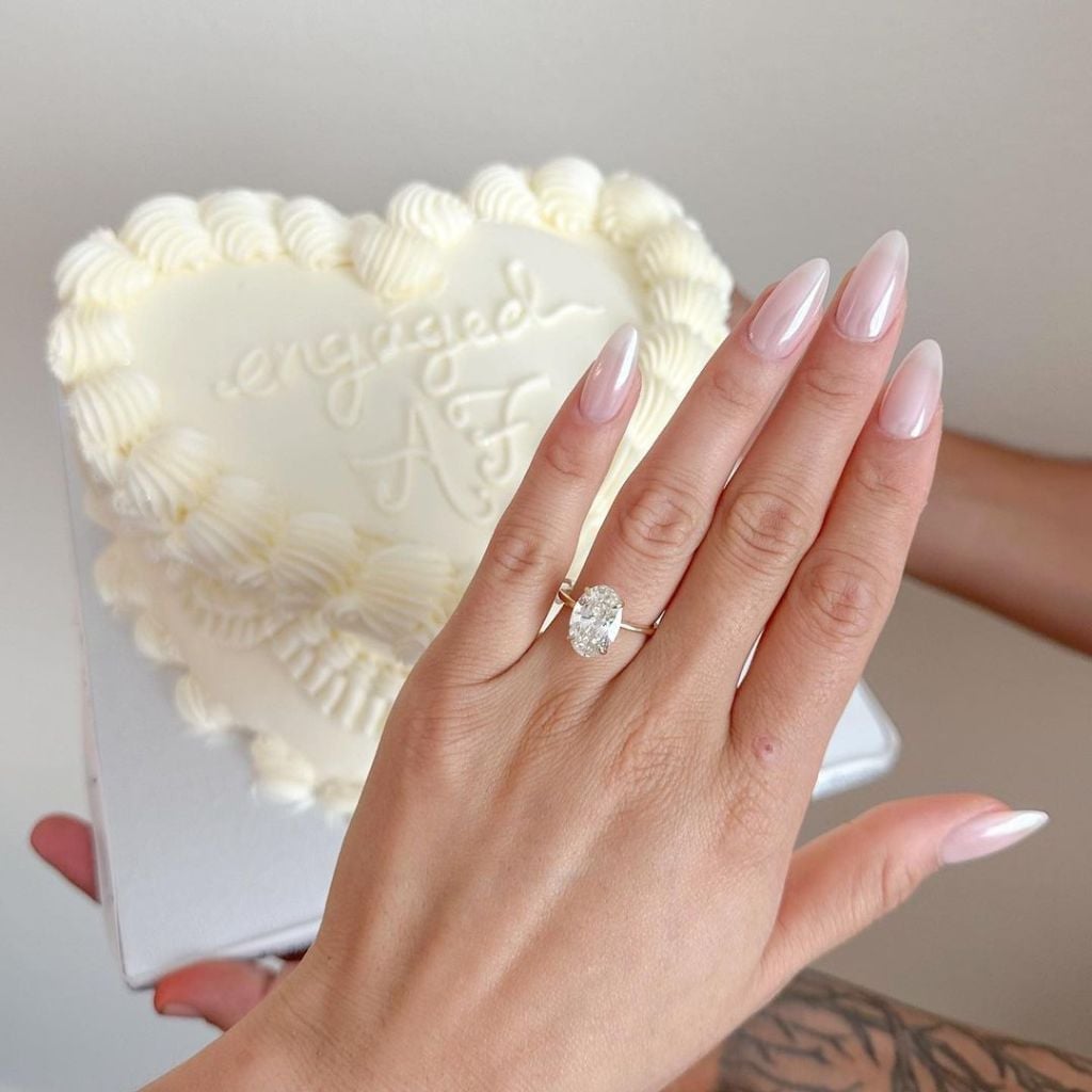 Long Almond Sheer Pale Pink Gloss Long Almond Sheer Pale Pink Gloss — Classy Ring Nails