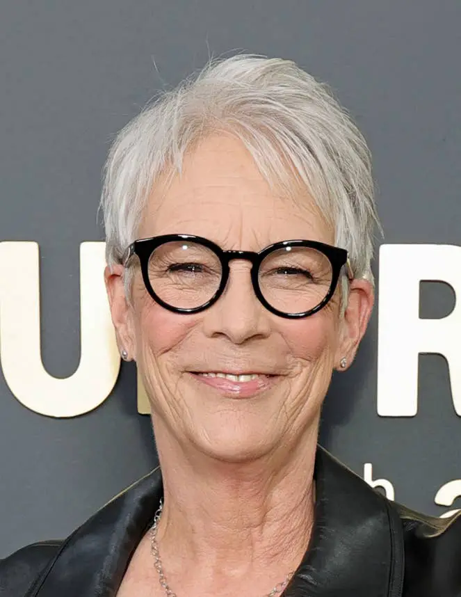 Polished Gray Pixie With Side Bangs Polished Gray Pixie With Side Bangs — Classy Short Hair Pixie