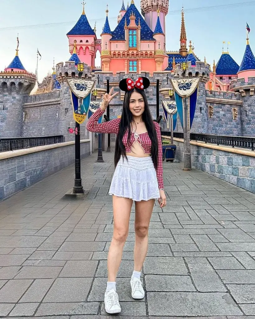 Gingham Crop Top and Ruffled Skirt Theme Park Style Gingham Crop Top and Ruffled Skirt Theme Park Style — Classy Theme Park Outfits