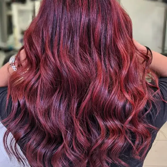 Rich Burgundy With Lighter Red Undertones — Classy Wine Red Hair