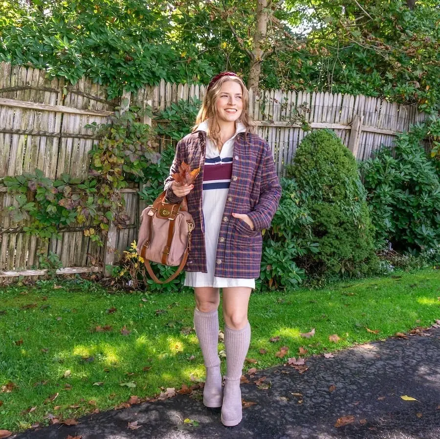 Plaid Jacket and Collared Shirt for WFH — Classy Work From Home Outfits